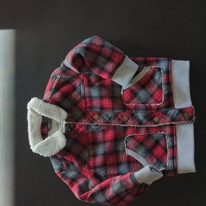 3t Oshkosh b'gosh plaid jacket